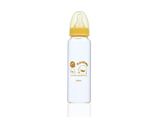 黃色小鴨  玻璃標準口徑奶瓶(240ml)