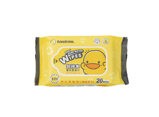 黃色小鴨 嬰兒超柔濕紙巾(20抽/包)